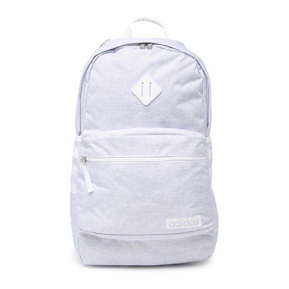 Adidas Classic 3S III Backpack in Jersey White Adidas Classic 3S III Backpack in Jersey White